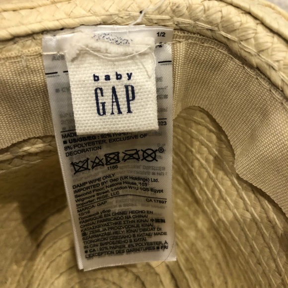 Baby Gap Straw Sun Hat Fedora Bundle 2 Hats Summer - Picture 5 of 6